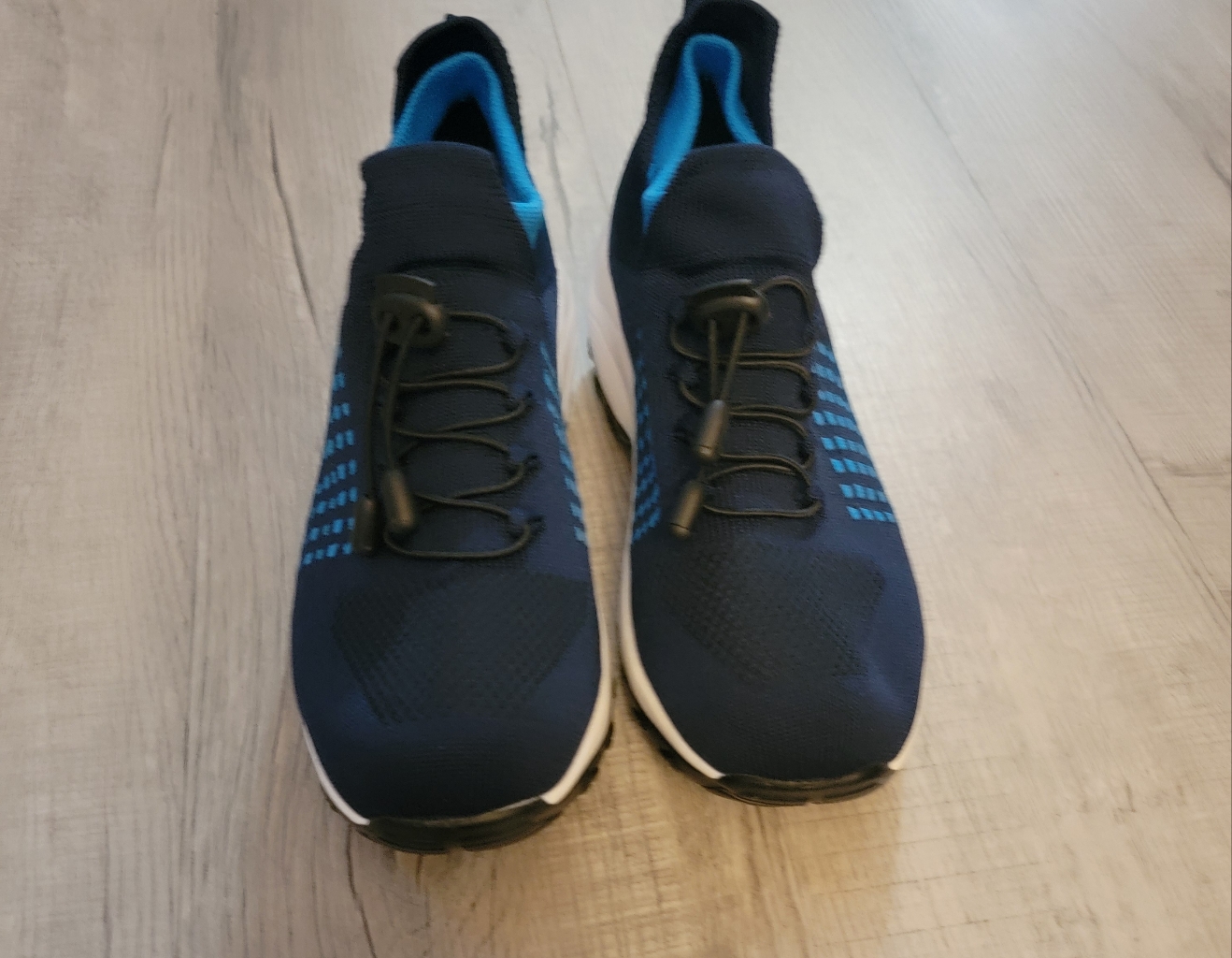 Women's Navy And Black Athletic Shoes